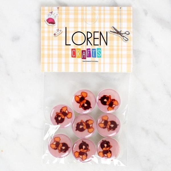 Loren Crafts 8'li Ördek Düğme - 1205 - Image 1