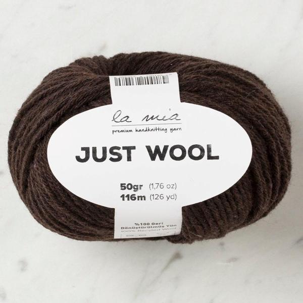 La Mia Just Wool Koyu Kahve El Örgü İpi - LT006 - 33838 - Image 1