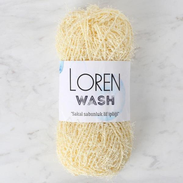 Loren Wash Açık Sarı El Örgü İpi - R083 - 34037 - Image 1