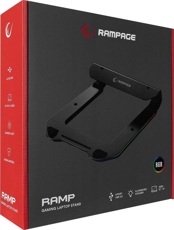 RAMPAGE ADS-T6U 15-16" ABS Plastik Uzay Gri Notebook Standı - Image 1