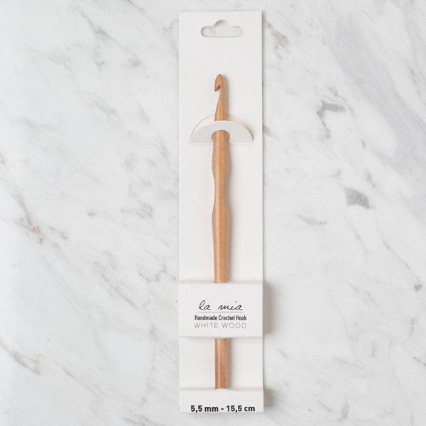 La Mia Whitewood 5.5 mm 15.5 cm Ahşap Yün Tığ - Image 1