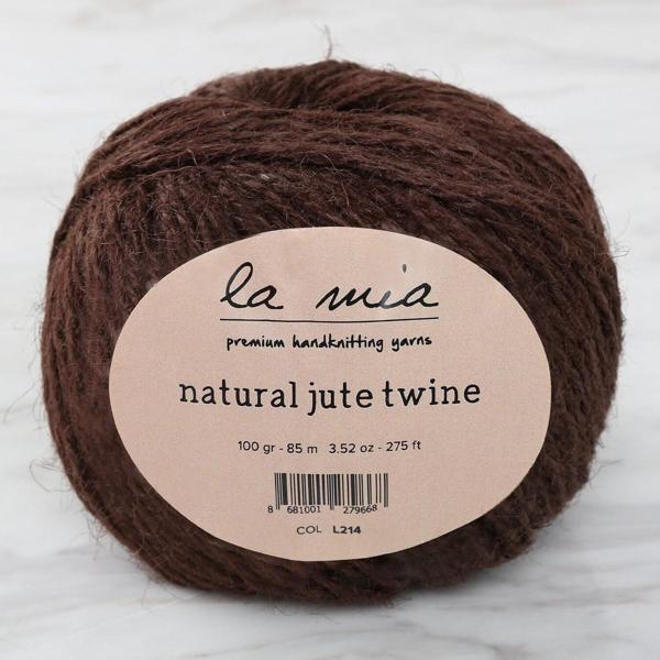 La Mia Natural Jute Twine 100 gr Kahverengi Jüt İp - L214 - 34106 - Image 1
