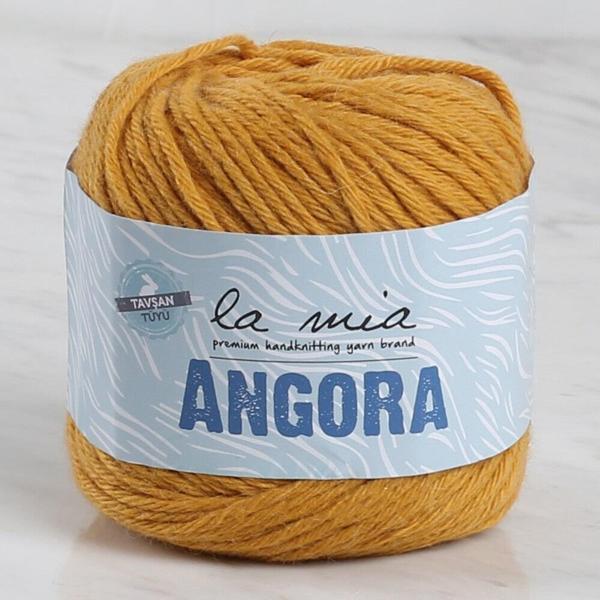 La Mia Angora Hardal El Örgü İpi - L123 - 34216 - Image 1