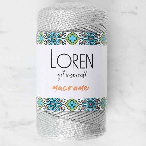 Loren Macrame Gri El Örgü İpi - RM 060 - 34331 - Image 1