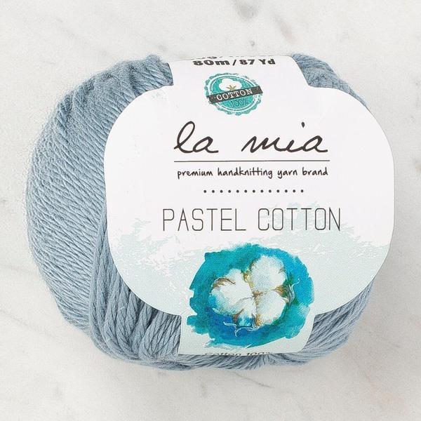 La Mia Pastel Cotton Mavi El Örgü İpi - L178 - 33954 - Image 1