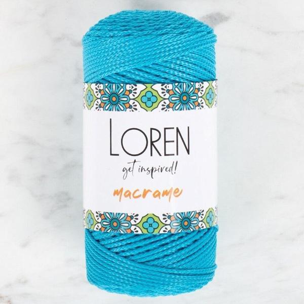 Loren Macrame Turkuaz El Örgü İpi - RM 0232 - 34351 - Image 1