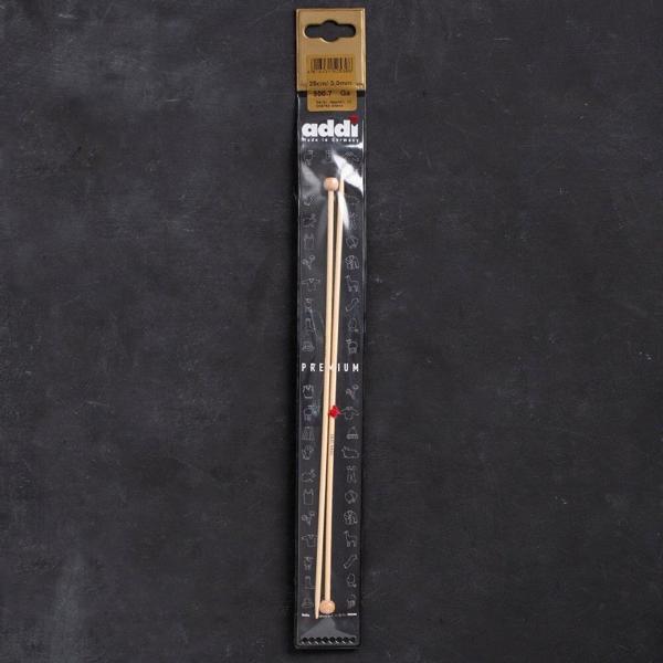Addi Premium 3mm 25cm Bambu Örgü Şişi - 5007025-03 - Image 1