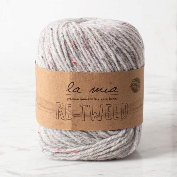 La Mia Re-Tweed Açık Gri Melanj El Örgü İpi - L150 - 34403 - Image 1