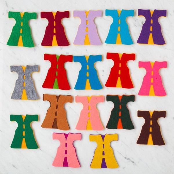 Loren 10 Paket Kaftan Figürlü Keçe Set - Image 1