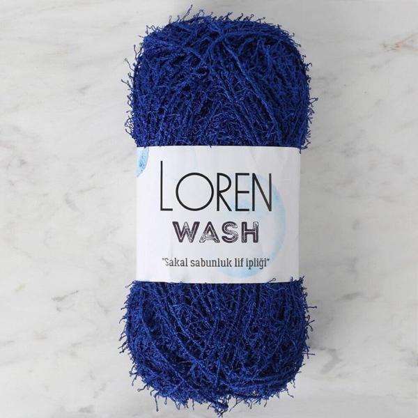 Loren Wash Saks Mavi El Örgü İpi - R025 - 34017 - Image 1