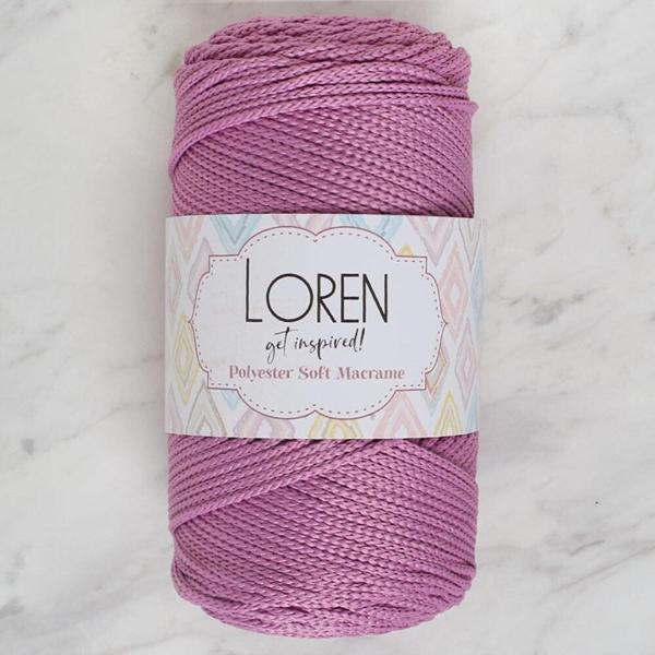 Loren Polyester Soft Macrame Gül Kurusu El Örgü İpi - LM021 - 34450 - Image 1