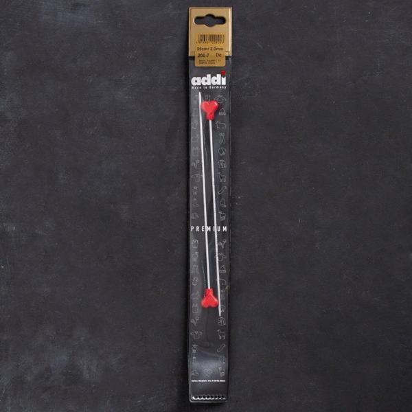 Addi Kalpli 2mm 20cm Klasik Alüminyum Örgü Şişi -  - Image 1