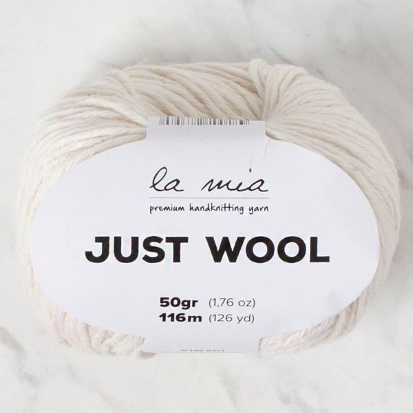 La Mia Just Wool Krem El Örgü İpi - LT018 - 34183 - Image 1
