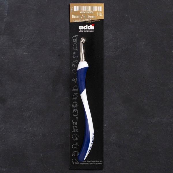 Addi Swing 6mm 16cm Lacivert Ergonomik Yün Tığ - 1 - Image 1