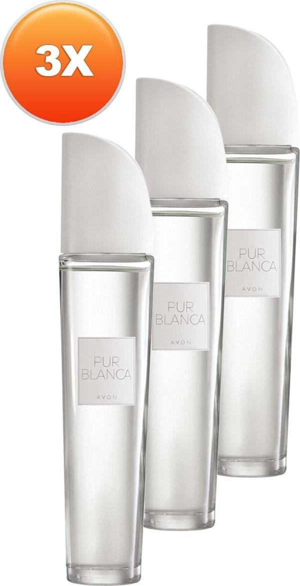AVON Pur Blanca Kadın Parfüm Edt 50 Ml. Üçlü Set - Image 1