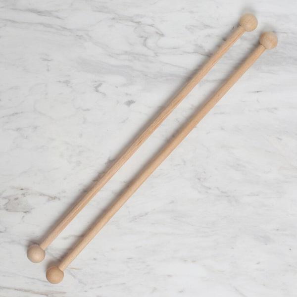 Loren 25 cm 1 Çift Ahşap Çubuk Başlıklı - Image 1