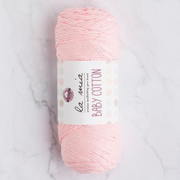 La Mia Baby Cotton Şeker Pembe El Örgü İpi - L040 - 33650 - Image 1
