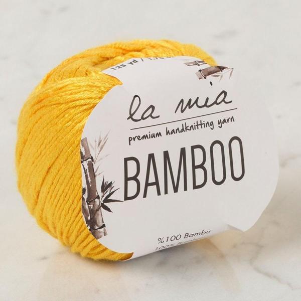 La Mia Bamboo Hardal Sarı El Örgü İpi - L003 - 33853 - Image 1