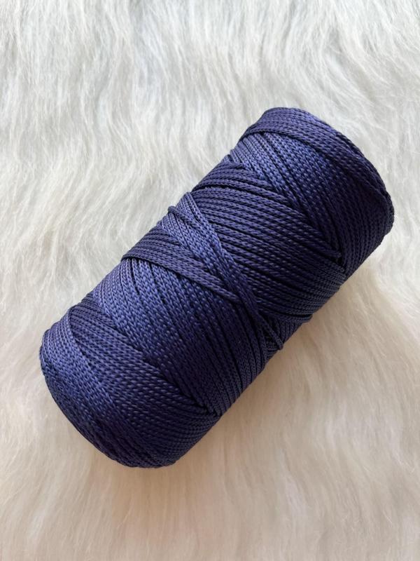 Makrome İpi 3mm Polyester Lacivert - Image 1