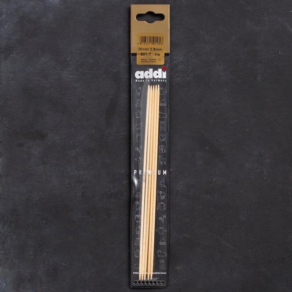 Addi Bambus 2,5mm 20cm Bambu Çorap Şişi - 501-7 - Image 1