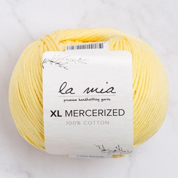 La Mia XL Mercerized Sarı El Örgü İpi - 177 - 33770 - Image 1