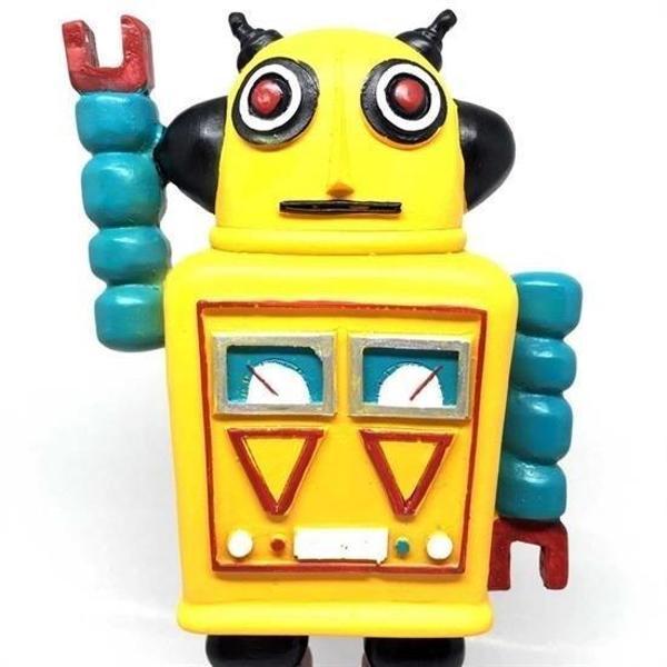 BUFFER® Decotown Nostaljik Sevimli Uzaylı Robot Şeklinde Figür Biblo - Image 1