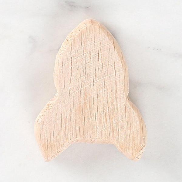 Loren Crafts Roket Figürlü Ahşap Boncuk - Image 1