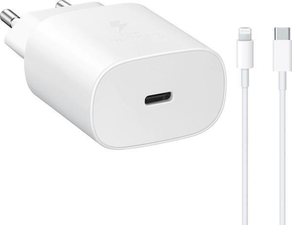 Samsung Apple İphone 12 Pro TA800 İphone Lightning Şarj Aleti Beyaz 2m Type-C to Lightning Kablo - Image 1