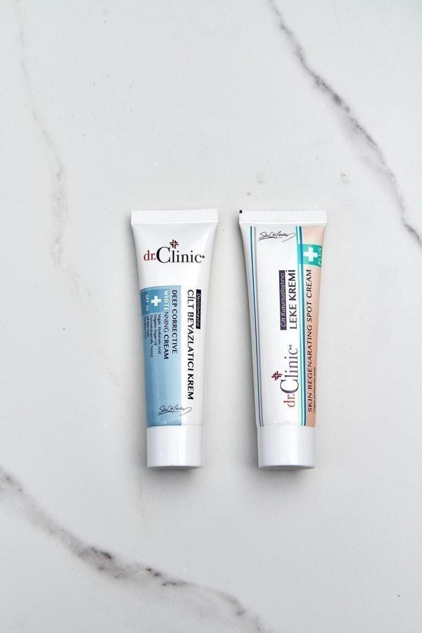 Dr. Clinic Cilt Bakımı 2 Lı Set Leke Kremi 50 Ml & Beyazlatıcı Krem 50 Ml - Image 1