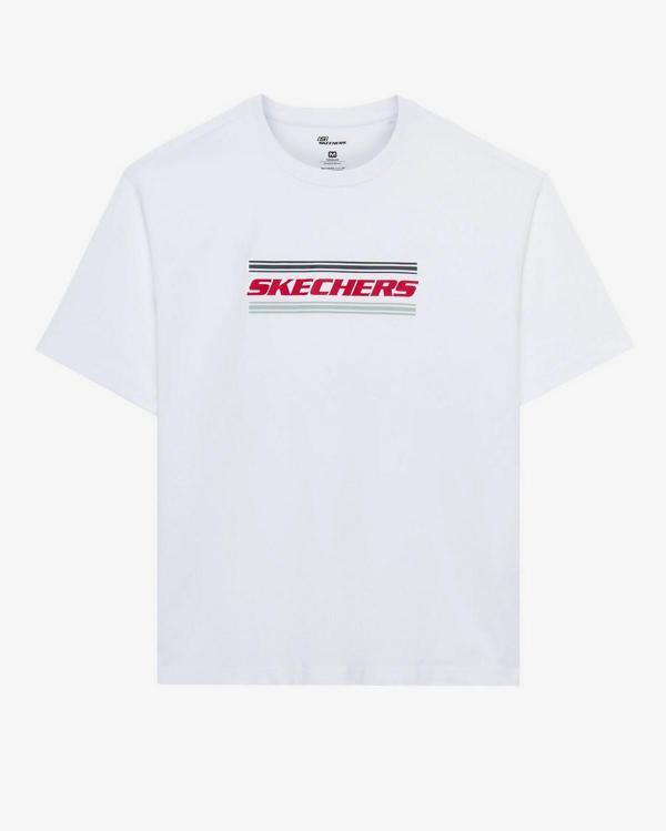 Skechers S2510154-100 M Heavyweight Graphic Tee Erkek Spor Tişört - Image 1