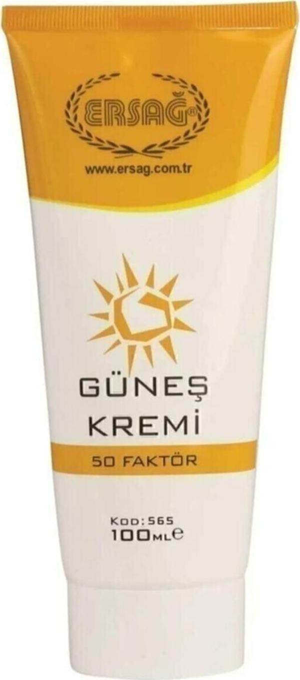 Ersağ Güneş Kremi 50 Faktör 100 ml 565-22 - Image 1