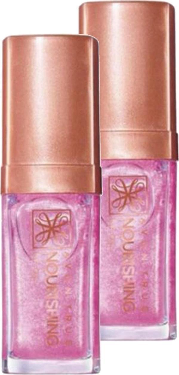 AVON True Nourishing Dudak Yağı 7 ml Shimmering Petal İkili Set - Image 1