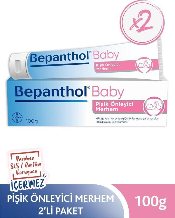 Bepanthol Baby 100 gr 2'li Pişik Kremi - Image 1