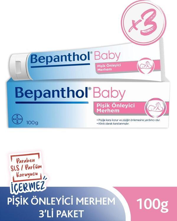 Bepanthol Baby 100 gr 3'lü Pişik Kremi - Image 1