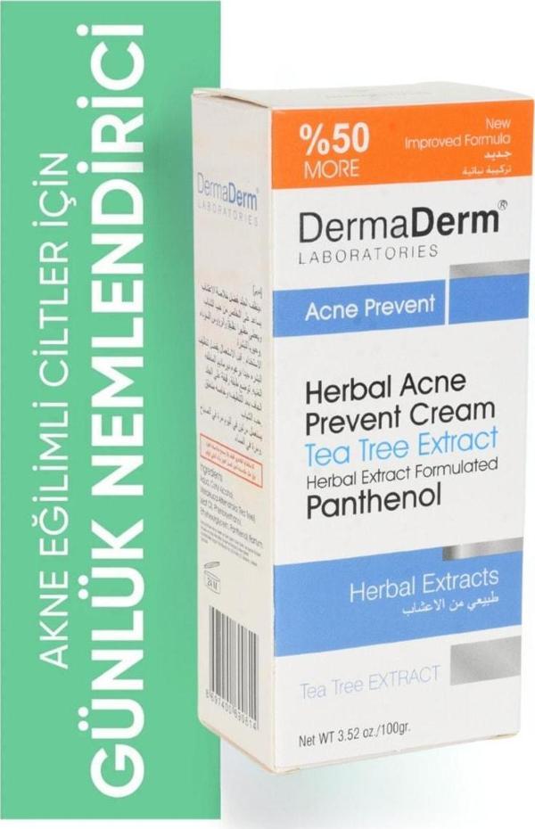 DermaDerm Bitkisel Sivilce Kremi 100 Gr Dd-001 - Image 1