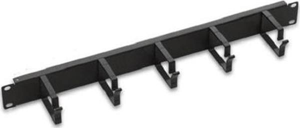 AGER 1U Yatay Organizer Siyah 5 Metal Kancalı AA-5KN01U19-A-S1 - Image 1