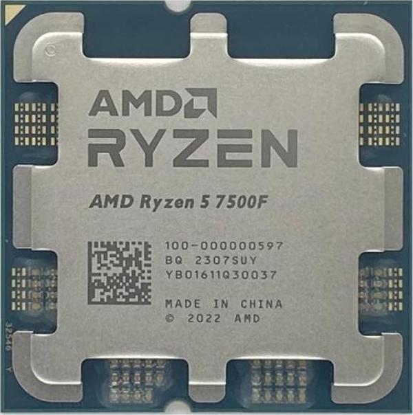 AMD RYZEN 5 7500F 32MB 6çekirdekli VGA YOK AM5 65w Kutusuz+Fanlı - Image 1