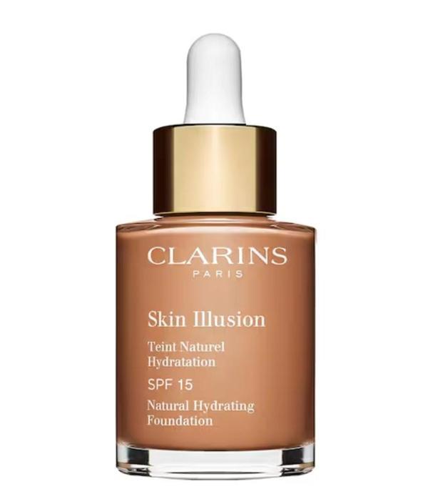 Clarins Skin Illusion SPF 15 - Nemlendirici Doğal Fondöten 112,3 Sandalwood 30 ml - Image 1