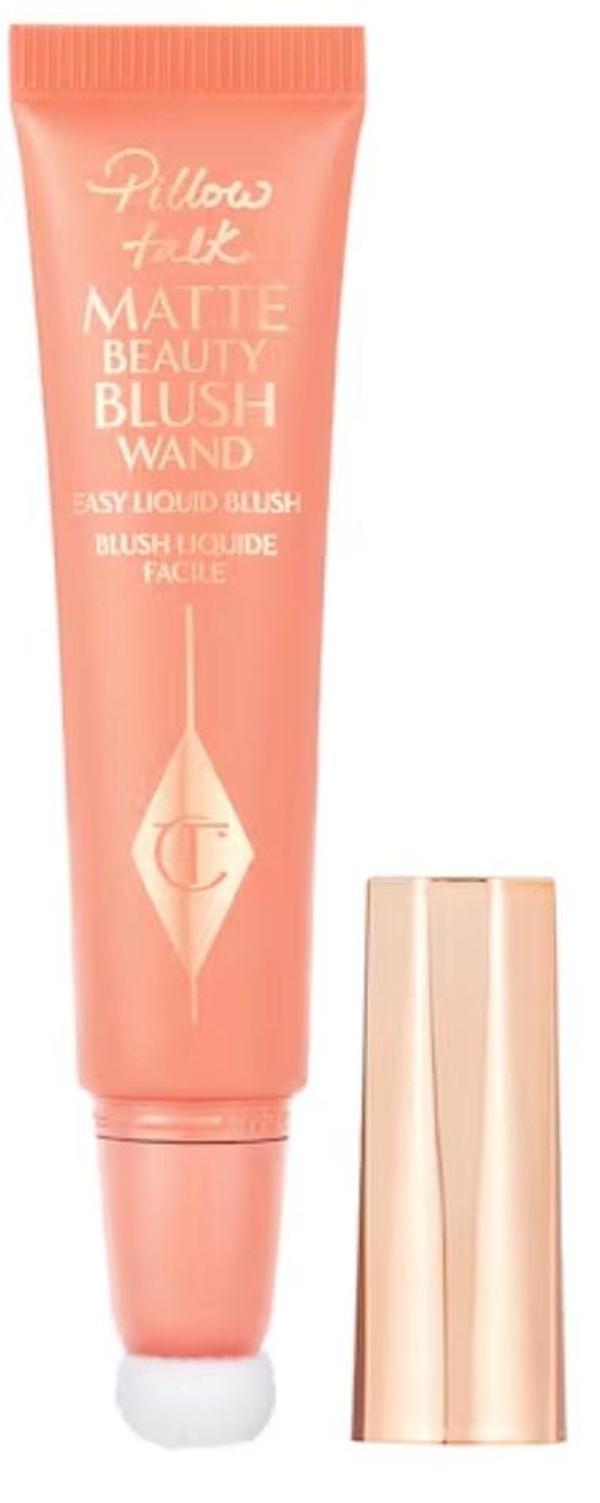 Charlotte Tilbury Pillow Talk Matte Beauty Blush Wand Peach Pop - Mat Likit Allık 12 ml - Image 1