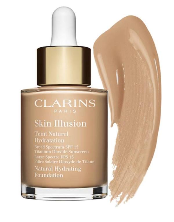 Clarins Skin Illusion SPF 15 - Nemlendirici Doğal Fondöten 108 Sand 30 ml - Image 1