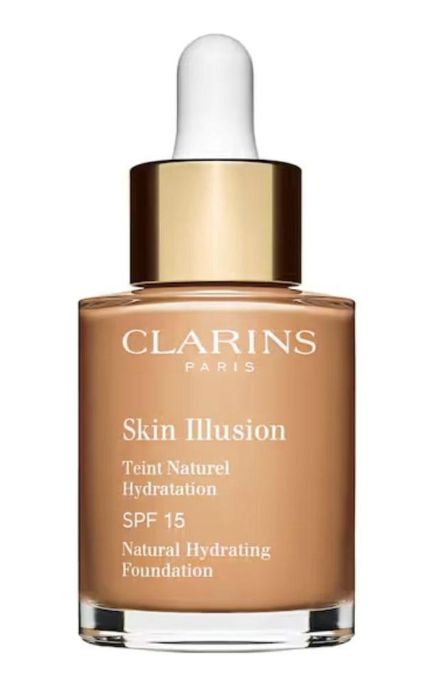 Clarins Skin Illusion SPF 15 - Nemlendirici Doğal Fondöten 111 Auburn 30 ml - Image 1