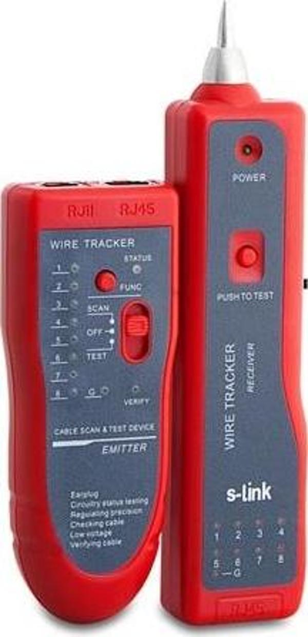 S-Link SL-KB10 Lüks Çantalı Kablo Bulucu ve Tester - Image 1
