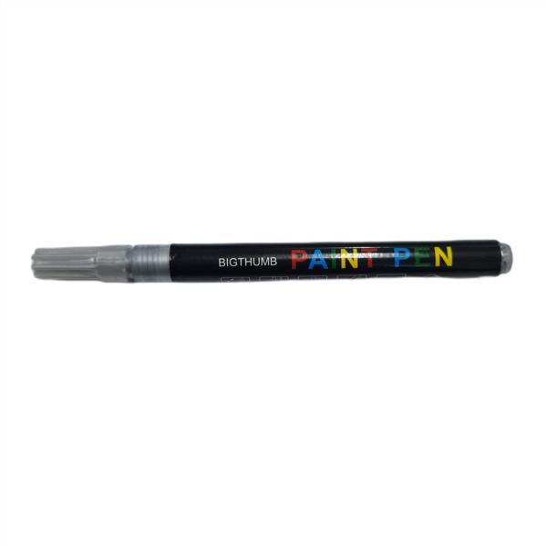 Rötuş Kalemi Paint Pen Gümüş Renk | Metal, Ahşap ve Oto Yüzey Boyası / 2 ADET - Image 1