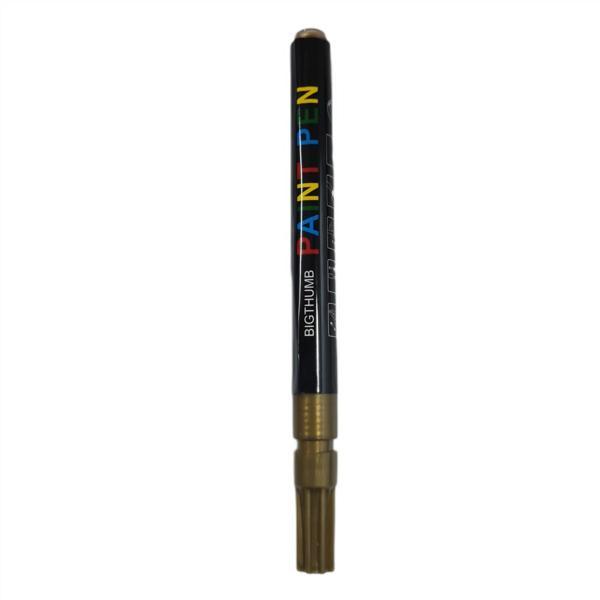 Rötuş Kalemi Paint Pen GOLD Renk | Metal, Ahşap ve Oto Yüzey Boyası / 2 ADET - Image 1