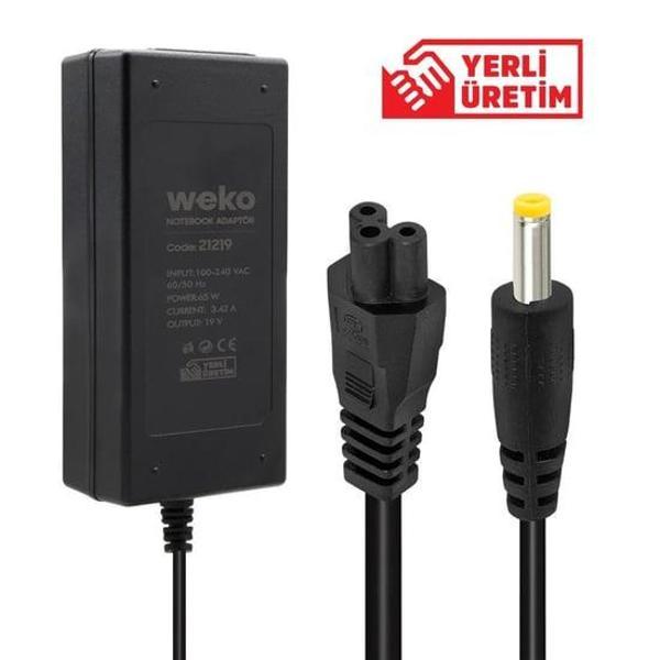 19 Volt 3.42 Amper 65 Watt Notebook Adaptör (4.0*1.7 Uçlu) - Image 1