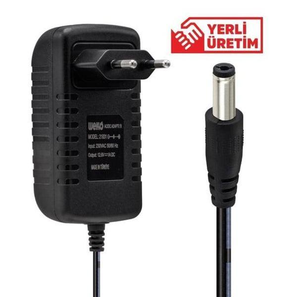 12.6 Volt 1 Amper 5.5 x 2.5 Uçlu Şarjlı Matkap Adaptörü - Image 1