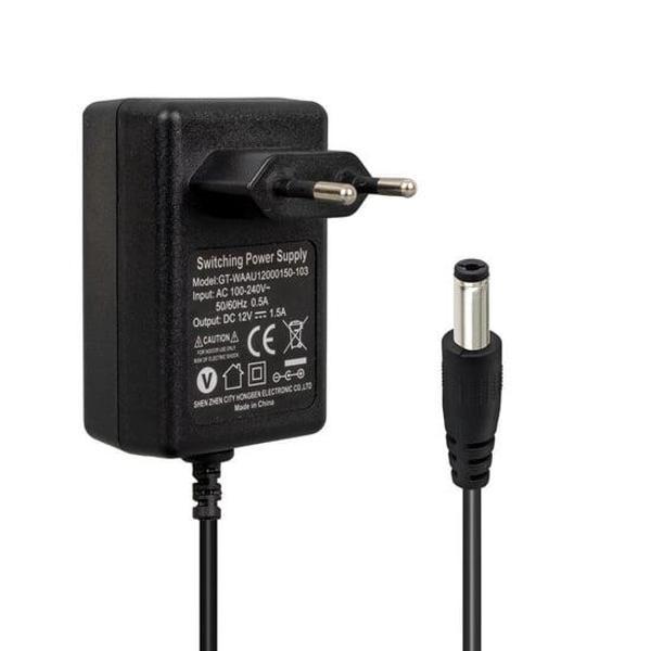 12Volt 1.5Amper 5.5X2.5mm Uçlu Plastik Kasa Priz Tipi Adaptör - Image 1