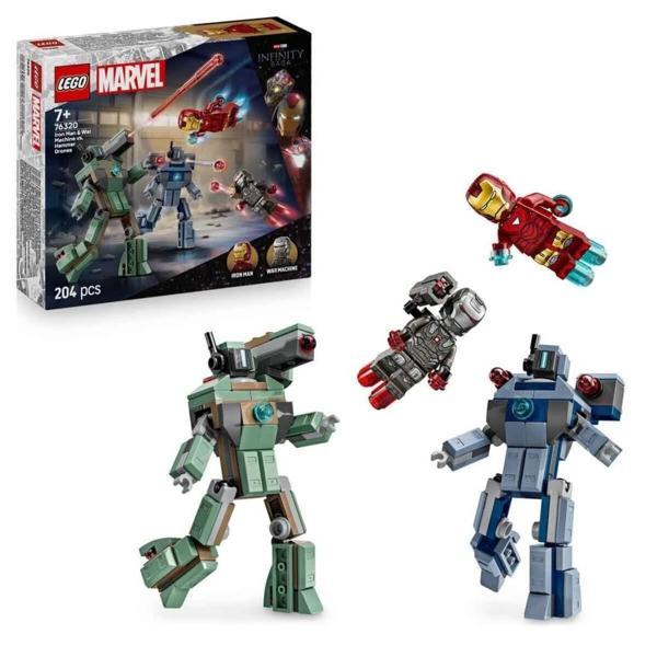 Nessiworld 76320  Marvel Iron Man ve War Machine Hammer Dronlara Karşı 204 parça +7 yaş - Image 1