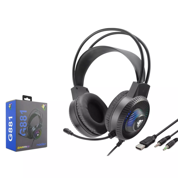 Hadron G881 Gaming Kulaklık 2*3.5Mm + Usb Siyah - Image 1
