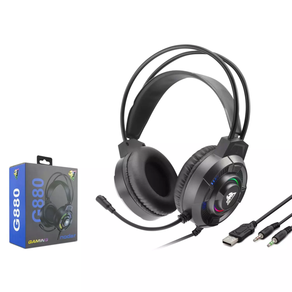 Hadron G880 Gaming Kulaklık 2*3.5Mm + Usb Siyah - Image 1